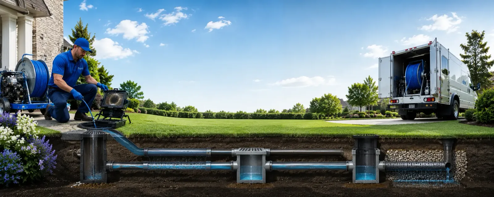 Outdoor drain cleaning information for Malden, MA